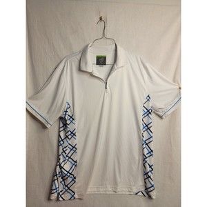Greg Norman Men's Golf Polo Shirt Size 2XL White Polo Tasso Elba Collection
